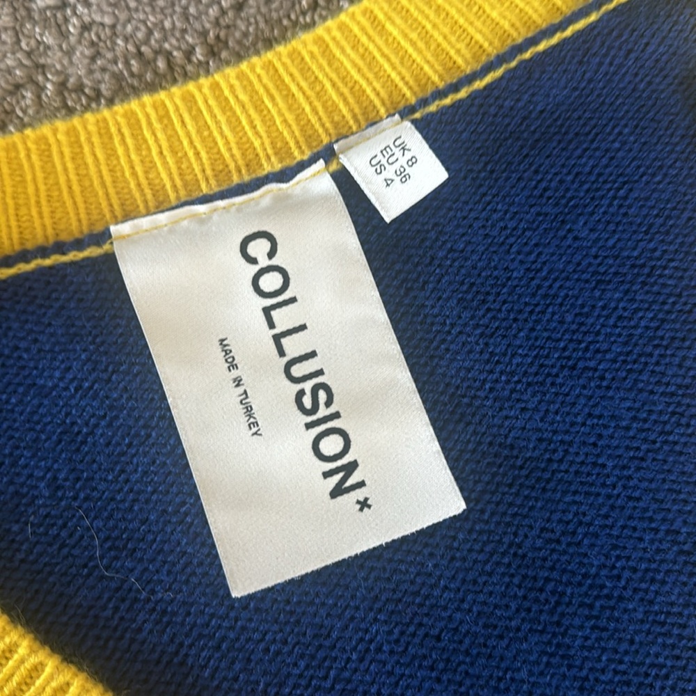 Collusion (ASOS) Smiley Cardigan - Picture 3 of 3